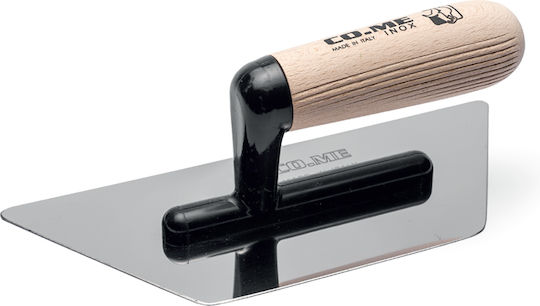 Come 310LRA24 Σπάτουλα Πατητής Τσιμεντοκονίας Inox 240x120mm με Ξύλινη Λαβή Stucco Veneziano 04-7604