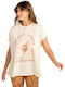 Shine Bright Γυναικείο Oversized T-shirt Ροζ