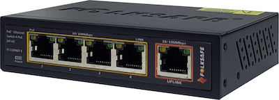 Folksafe FS-S1004EP-E Unmanaged L2 PoE+ Switch with 4 Ethernet Ports