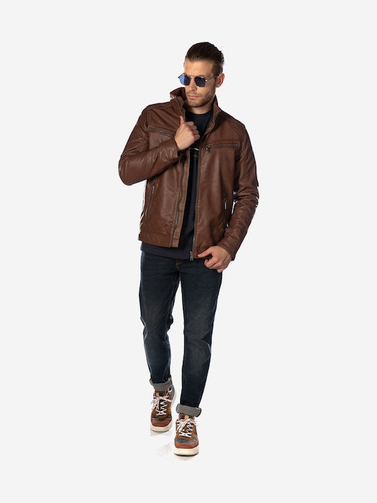 Herren Jeanshose Elastisch Slim Fit Marineblau