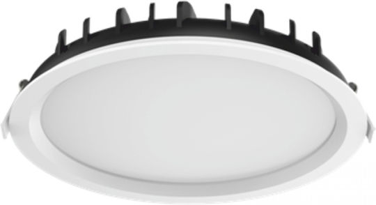 Elvhx Кръгъл Вграден LED Панел 28W със Студено Бяла Светлина 6500K 22.1см