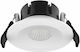 Elvhx Round Metallic Recessed Spot with Integrated LED and Natural White Light White 1pcs