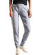 Vintage Logo High Waist Sweatpants Jogger Light Blue
