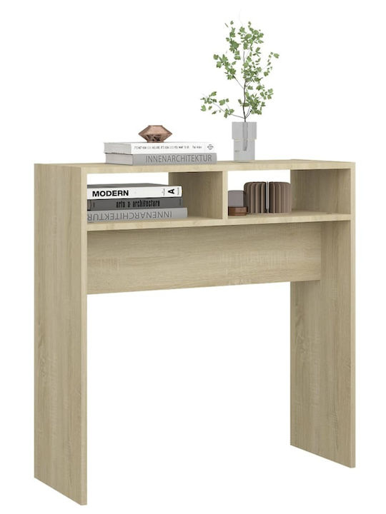 Wooden Console Table Sonoma L78xW30xH80cm