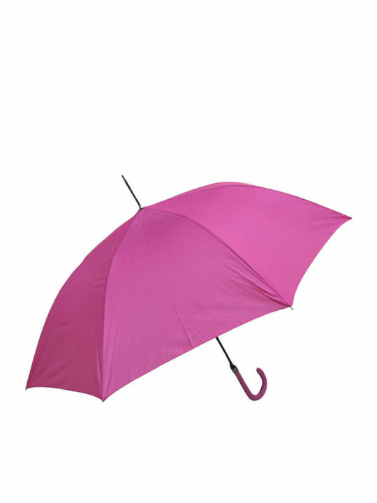 Rain Regenschirm mit Gehstock Fuchsie