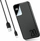 Joyroom JR-QP190 Plus Power Bank 20000mAh 20W with 2 USB-A Ports and USB-C Port Power Delivery Black