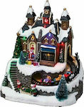 Aria Trade Christmas Illuminated Decorative Village 21x20x15cm.