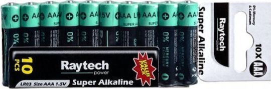 RayTech Baterii Alcaline AAA 1.5V 10buc