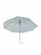 Regenschirm mit Gehstock Transparent