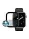 PanzerGlass Full Body Plastic Case with Glass in Black color for Apple Watch 44mm
