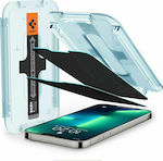 Spigen EZ Fit GLAS.tR Slim Privacy Tempered Glass 2τμχ (iPhone 14 / 13 / 13 Pro)