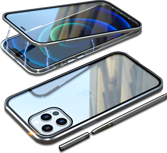 Luphie 360 Full Cover Metallic Silver iPhone 12 Pro Max