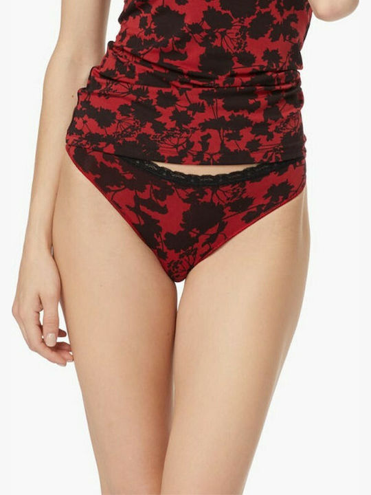 Minerva Fimelle Elegance Women's Slip Burgundy