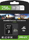 PNY PRO Elite microSDXC 256GB U3 V30 A2 UHS-I 100MB/s с адаптер