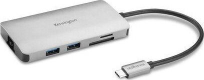 Kensington UH1400P USB-C Docking Station με HDMI 4K PD Ασημί