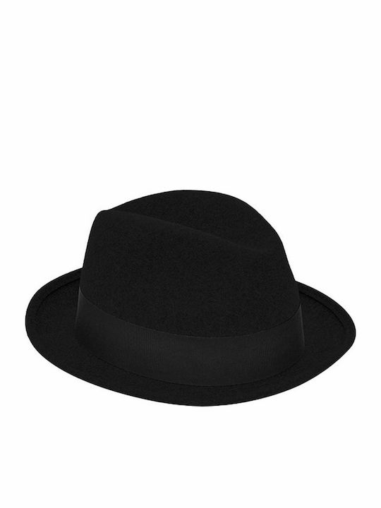 Ysl Material Pălărie bărbătească Pălărie cu boruri Negru