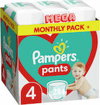 Pampers Pants Πάνες Βρακάκι No. 4 για 9-15kg 284τμχ