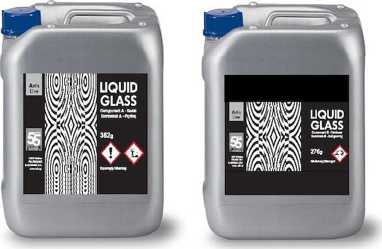 Uzin Liquid Glass Ρητίνη Δύο Συστατικών UV Resistant 1kg