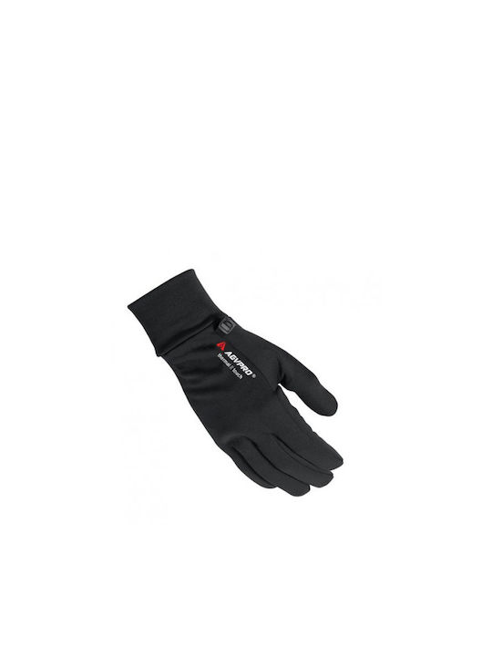 AGVpro Powerliners Χειμερινά Ανδρικά Γάντια Μηχανής Black/Yellow