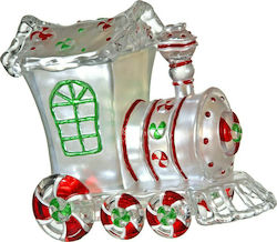 JK Home Decoration Christmas Plastic Figure Train Silver