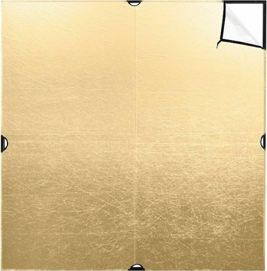 Westcott Scrim Jim Cine Φωτογραφικό Φόντο Υφασμάτινο 180x180εκ. Gold/White