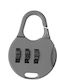 Padlock Γάντζος Combination Silver 1pcs
