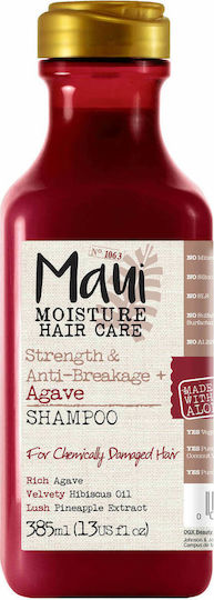 Maui Moisture Strength and Anti-Breakage+ Agave Sampon de Par Contra Căderea Părului Pentru Toate Tipurile de Păr 385ml