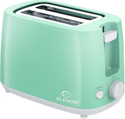 Elekom Prăjitor de pâine 2 sloturi 750W Verde