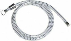 Aria Trade Plastic Shower Hose White AT100667 200cm