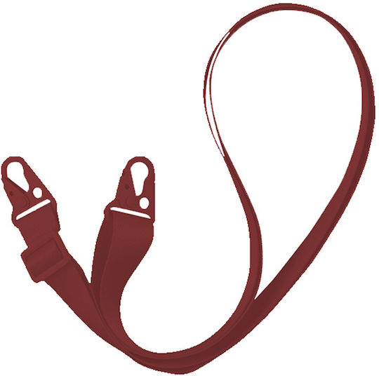 Sonique CarryHang Strap Curea pentru gât pentru telefoane mobile Burgundy