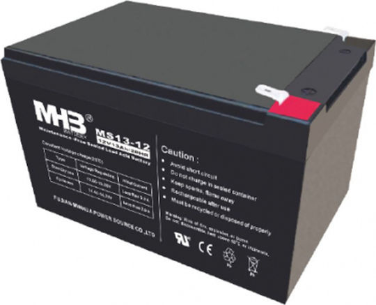 MHB MS13-12 Батерия UPS с Капацитет 13Ах и Напрежение 12V 1бр