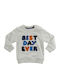 Kinder-Sweatshirt Ecru