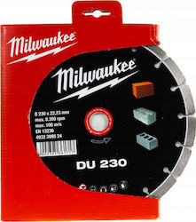 Milwaukee Diamond disc DU 230 Cutting Disc Construction Materials Hole Diameter 230mm 1pcs