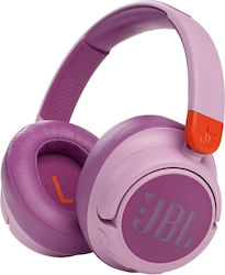 JBL JR460NC Wireless/Wired Over Ear Kids' Headphones with 20hours hours of operation Pink
