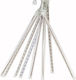 8 Lights LED 2.5m. x 50cm Cold White type Meteor 1pcs