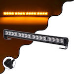 GloboStar Car Signaling Bar LED 10 - 30V Waterproof 45cm with Orange Lighting