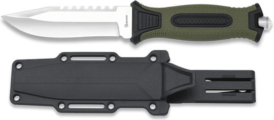 Albainox BL12 Green Knife with Sheath
