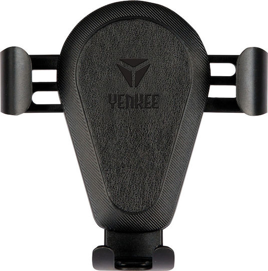 Yenkee Gravity Car Holder Car Mobile Mount 4" - 6.5" with Adjustable Hooks Black