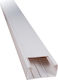 Elmark Cable Channel with Sticker Made of Plastic White 2m
