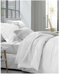 Hotel Duvet Cover King Cotton Sateen 250TC 240x...