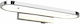 Trio Lighting Gianni Modern Lamp Bathroom with Integrated LED and Warm White Light Silver 40x14.8x14.8cm