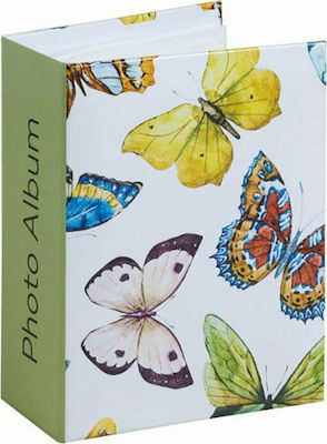The Paper Box Άλμπουμ Butterflies για 100 Φωτογραφίες Διαστάσεων 10x15εκ. Πράσινο 12x16.5εκ.