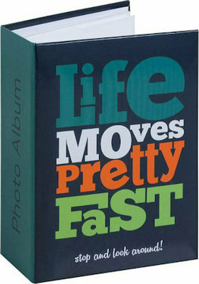 The Paper Box Άλμπουμ Life Moves Pretty Fast για 100 Φωτογραφίες Διαστάσεων 10x15εκ. Navy Μπλε