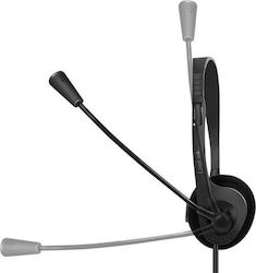 LogiLink HS0054 On Ear Multimedia Headset with Microphone and 3.5mm Jack Connection LogiLink HS0054 On Ear Multimedia Headset with Microphone and 3.5mm Jack Connection