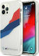 BMW Motorsport Tricolor Back Cover Silicone Transparent (iPhone 12 Pro Max)