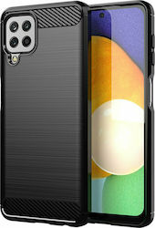 Hurtel Carbon Back Cover Silicone Black (Galaxy...