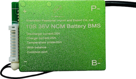 BMS Lithium Battery 10S 36V 25A Ersatzbatterie für Elektro-Roller BMS10S36V25A