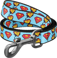 WauDog Dog Leash/Lead Strap Superman 10mm in Bl...