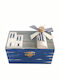 Kapadakis Wood Art Wooden Jewellery Box Blue 14x14x8cm