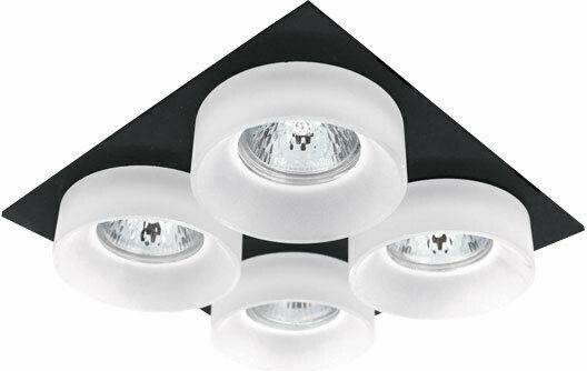 Elmark Sa-045/4 Спот с 4 Светлини и с Цокъл null в Черен Цвят